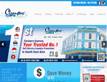 Tablet Screenshot of cleanproexpress.com